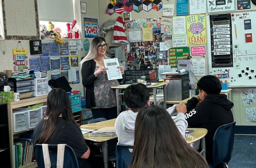 arb volunteer roxy fierro presenting for teach children to save at local schools